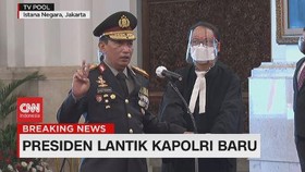 VIDEO: Presiden Lantik Kapolri Jend. Listyo Sigit