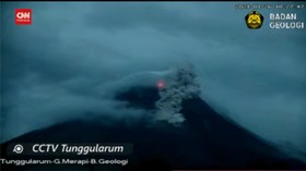 VIDEO: Sejak Januari, Merapi Keluarkan 42 Kali Awan Panas