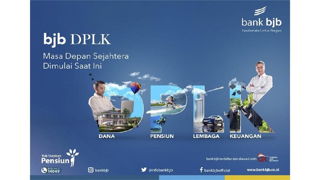 Dana Pensiun Lembaga Keuangan (DPLK) Bank BJB yang membantu merencanakan pensiun sejak dini dapat diikuti oleh pekerja formal dan informal.