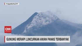 VIDEO: Gunung Merapi Luncurkan Awan Panas Terbanyak