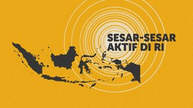 INFOGRAFIS: Sesar-sesar Aktif di RI Potensi Picu Gempa
