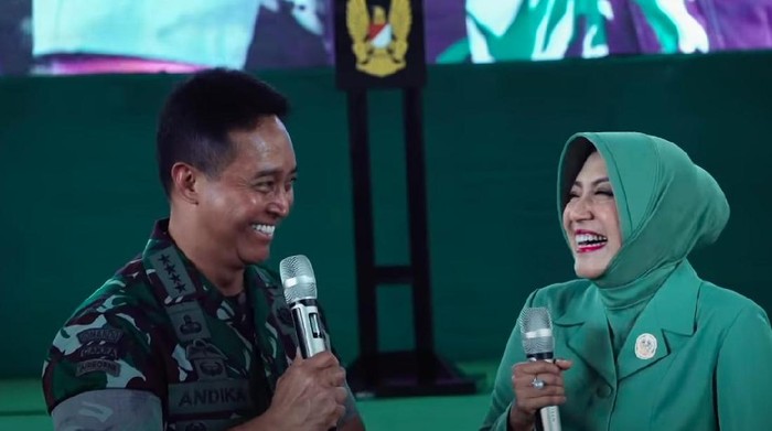 Jenderal Andika Perkasa dan Ibu Hetty
