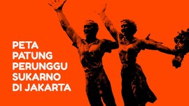 INFOGRAFIS: Peta Patung Perunggu Sukarno di Jakarta