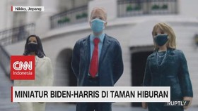 VIDEO: Miniatur Biden-Harris di Taman Hiburan