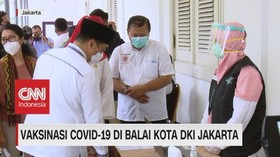 VIDEO: Vaskinasi Covid-19 Kedua di Balai Kota DKI Jakarta