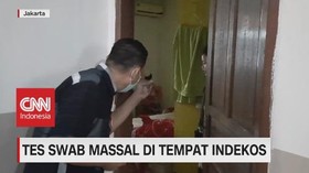 VIDEO: Tes Swab Massal di Tempat Indekos