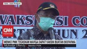 VIDE:: Menko PMK Tegaskan Warga Dapat Vaksin Buatan Biofarma
