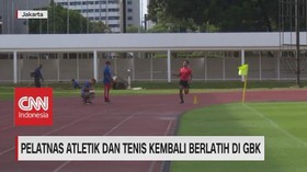 VIDEO: Pelatnas Atletik & Tenis Kembali Berlatih di GBK