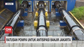 VIDEO: Ratusan Pompa untuk Antisipasi Banjir Jakarta