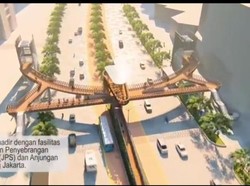 Pemprov DKI Bakal Revitalisasi JPO Sudirman Bertema Kapal Pinisi