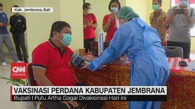 VIDEO: Vaksinasi Perdana Kabupaten Jembrana
