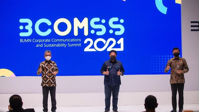 PT. Bank Rakyat Indonesia Tbk (BBRI) dinobatkan sebagai juara dalam ajang BUMN Corporate Communications & Sustainability Summit (BCOMSS) 2020