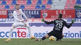 Hasil Liga Italia: AC Milan Tekuk Bologna 2-1