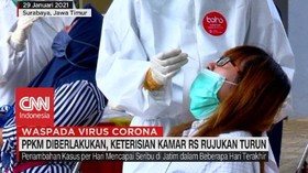 VIDEO: PPKM Diberlakukan, Keterisian Kamar RS Rujukan Turun