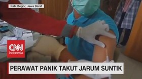 VIDEO: Perawat Panik Takut Jarum Suntik