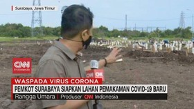 VIDEO: Pemkot Surabaya Siapkan Lahan Pemakaman Covid-19 Baru