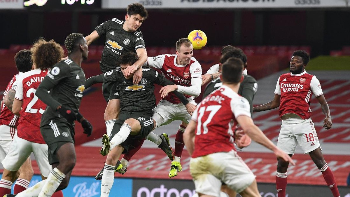 FOTO: Arsenal vs Man Utd Tampil Mengecewakan