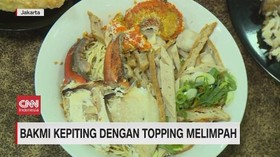 VIDEO: Bakmi Kepiting dengan Toping Melimpah