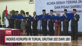 VIDEO: Indeks Korupsi RI Turun, Urutan 102 dari 180
