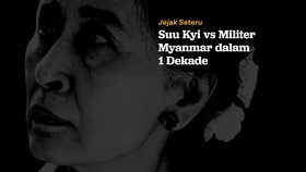 INFOGRAFIS: Jejak 1 Dekade Seteru Suu Kyi-Militer Myanmar