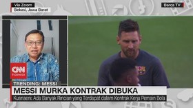 VIDEO: Messi Murka Kontrak Dibuka