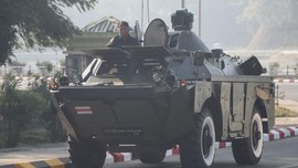 Militer Myanmar Pamer Kekuatan di Tengah Protes Lawan Kudeta