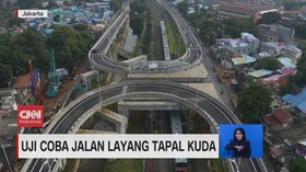 VIDEO: Uji Coba Jalan Layang Tapal Kuda