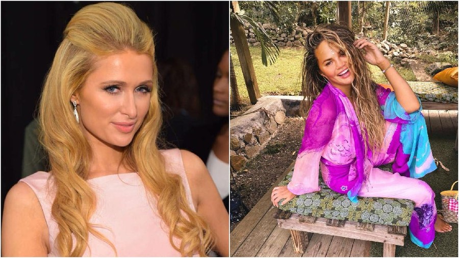 Paris Hilton dan Chrissy Teigen