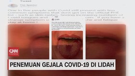 VIDEO: Penemuan Gejala Covid-19 di Lidah