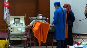 VIDEO: Wagub DKI Imbau Penyintas Covid-19 Donor Plasma Darah