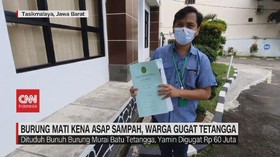 VIDEO: Burung Mati Kena Asap Sampah, Warga Gugat Tetangga