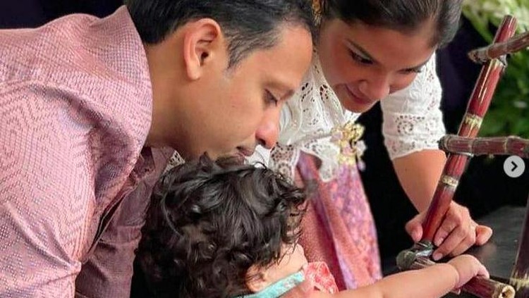 Nadiem Makarim gelar upacara tedak siten untuk buah hatinya