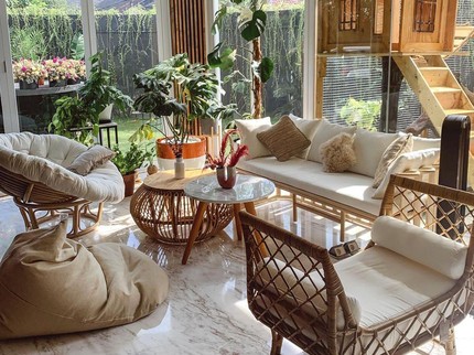 7 Potret Rumah Rachel Vennya & Okin yang Picu Konflik, Adem Bernuansa Tropis