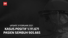 VIDEO: 3 Februari, Kasus Positif Capai 1.111.671