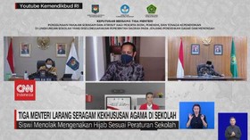VIDEO: 3 Menteri Larang Seragam Kekhususan Agama di Sekolah
