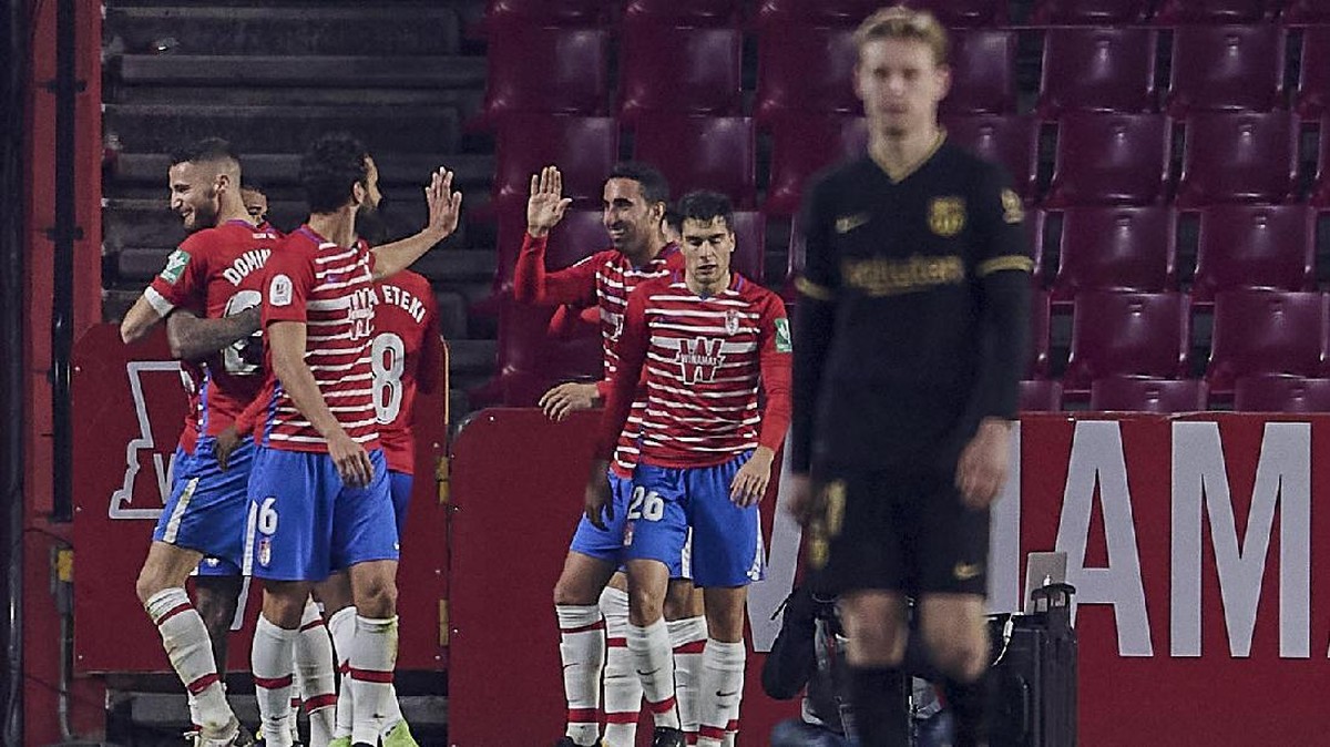 FOTO: Dramatis, Barcelona Lolos Semifinal Copa del Rey