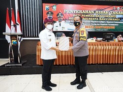 Pemkab Hibah Tanah Seluas 31.657 Meter Persegi ke Polresta Banyuwangi
