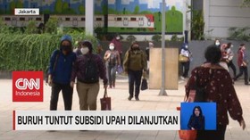 VIDEO: Buruh Tuntut Subsidi Upah Dilanjut