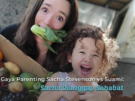 Beda Gaya Parenting Sacha Stevenson vs Suami: Sacha Dianggap Sahabat