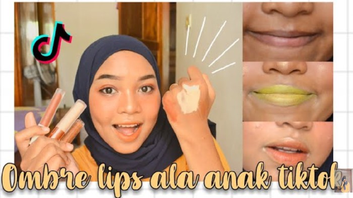 Tren Makeup Ombre Hits ala Tiktok, Pakai Concealer dan Eyeshadow Kuning!