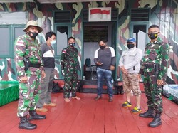 Sempat Diamankan Police Marine Malaysia, 5 WNI Akhirnya Dijemput TNI