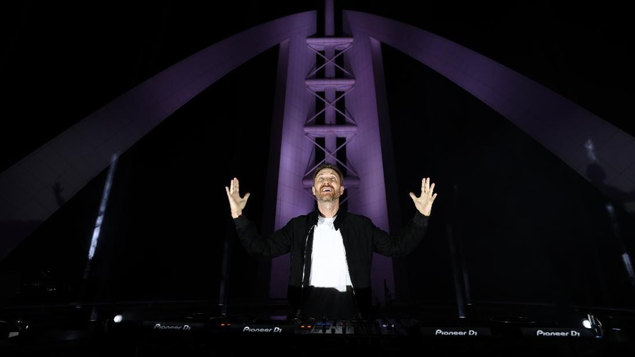 David Guetta konser di Dubai