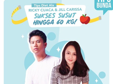 Tips Diet Ala Ricky Cuaca dan Jill Carissa