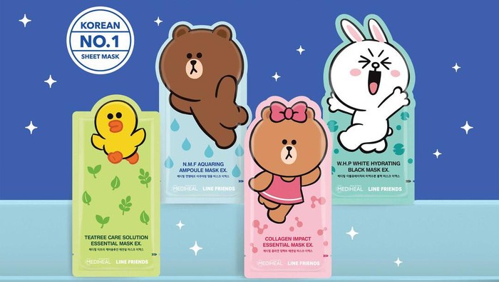 Kolaborasi Spesial Sheet Mask Mediheal X Line Friends, Pas Buat Hadiah Valentine!