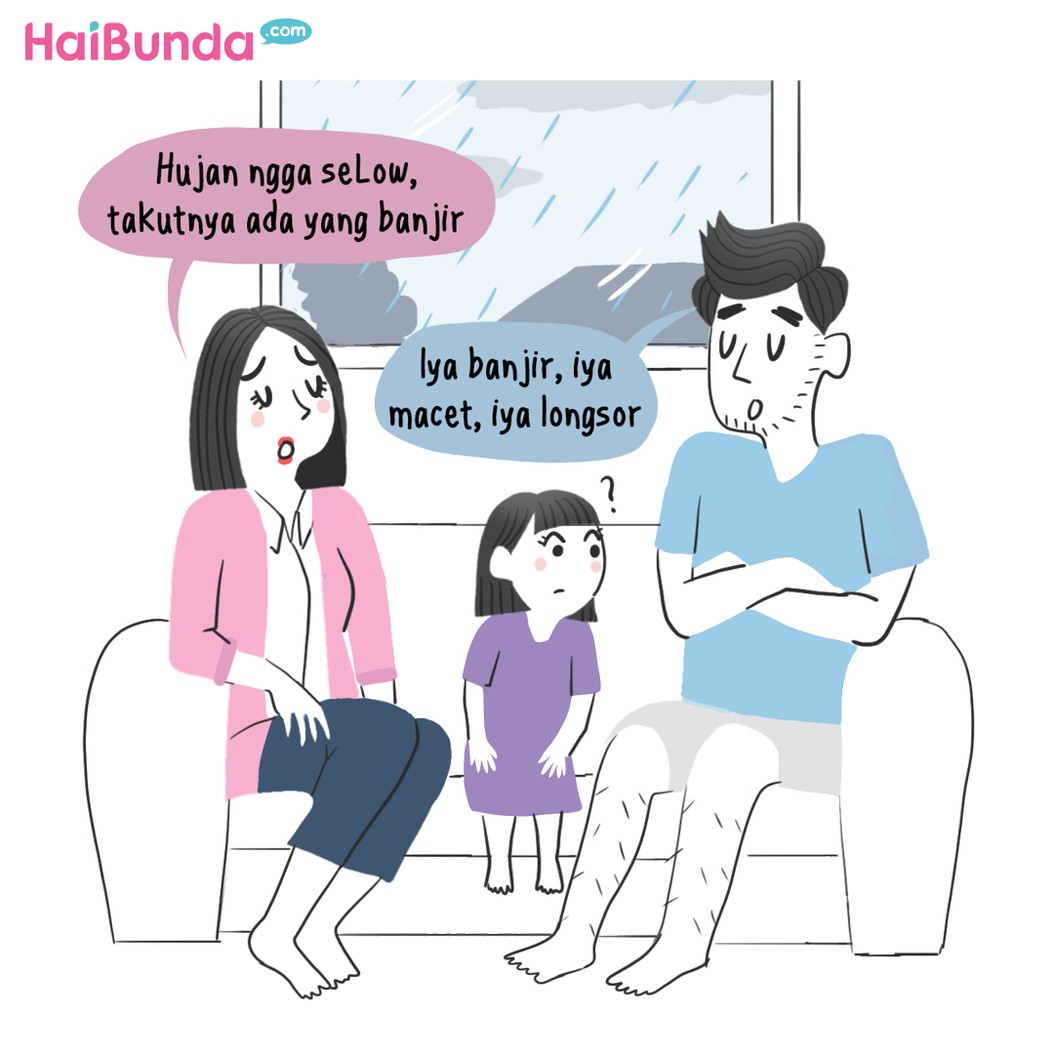 Komik HaiBunda Hujan