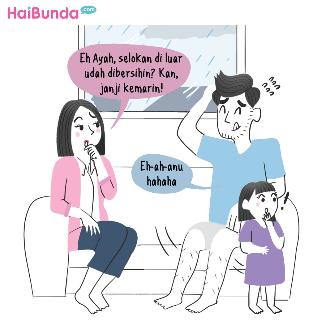 Komik HaiBunda Hujan