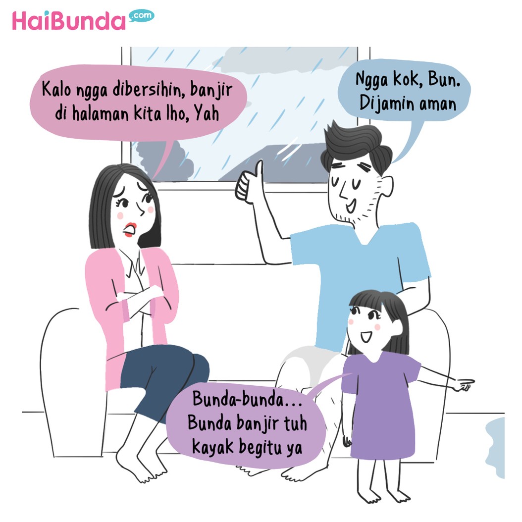 Komik HaiBunda Hujan
