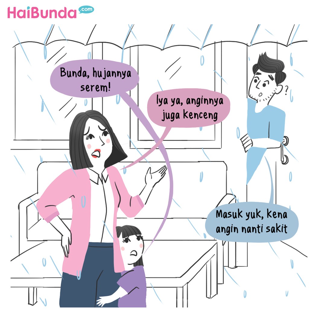 Komik HaiBunda Hujan