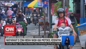 VIDEO: Masyarakat di Zona Merah Masih Abai Prokes
