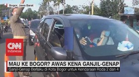 VIDEO: Mau ke Bogor, Awas Kena Ganjil-Genap